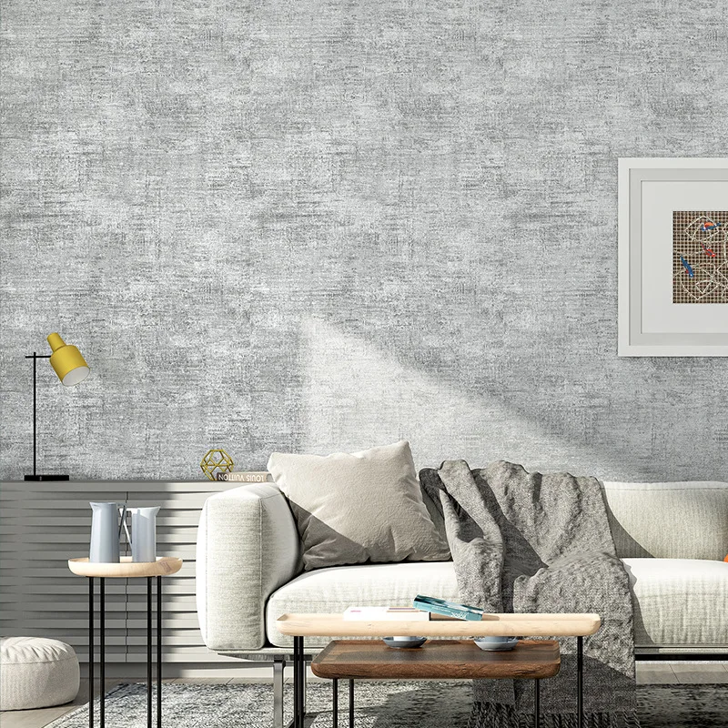 

Retro Nostalgic Plain Cement Gray Wallpaper for Bedroom Walls 3D Restaurant Clothing Store Wall Decor Mottled Wall Paper Rolls
