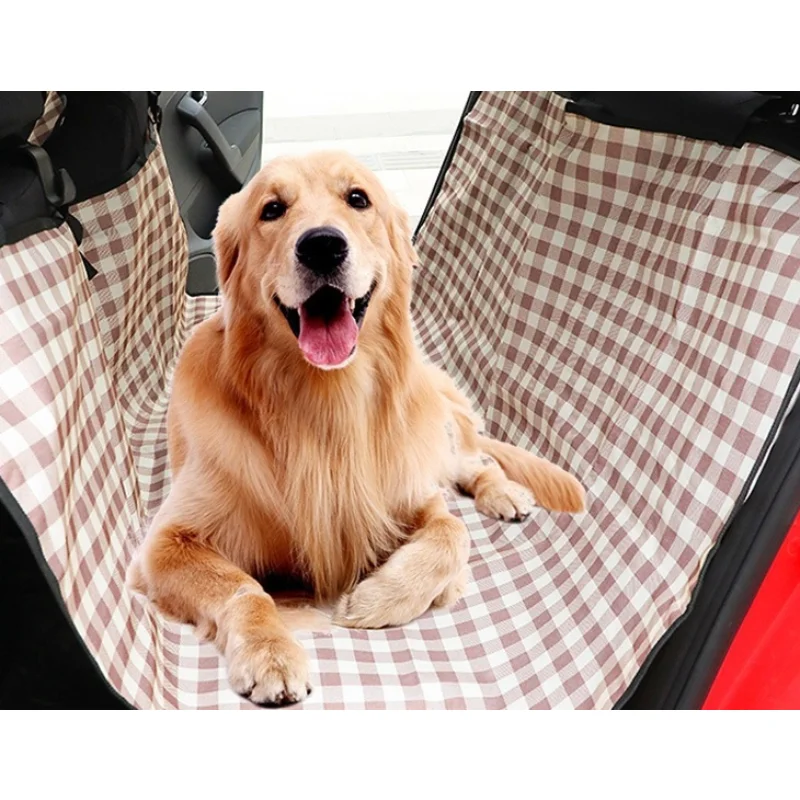 

Dog Car Seat Cover Waterproof Pet Carrier Car Front Rear Back Seat Mat Hammock Cushion Blanket Protector Dog Accessory