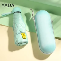 yada 8k mini parasol pocket 5 folding parapluie rain and sun umbrellas for women anti uv portable sunshade umbrella ys220023