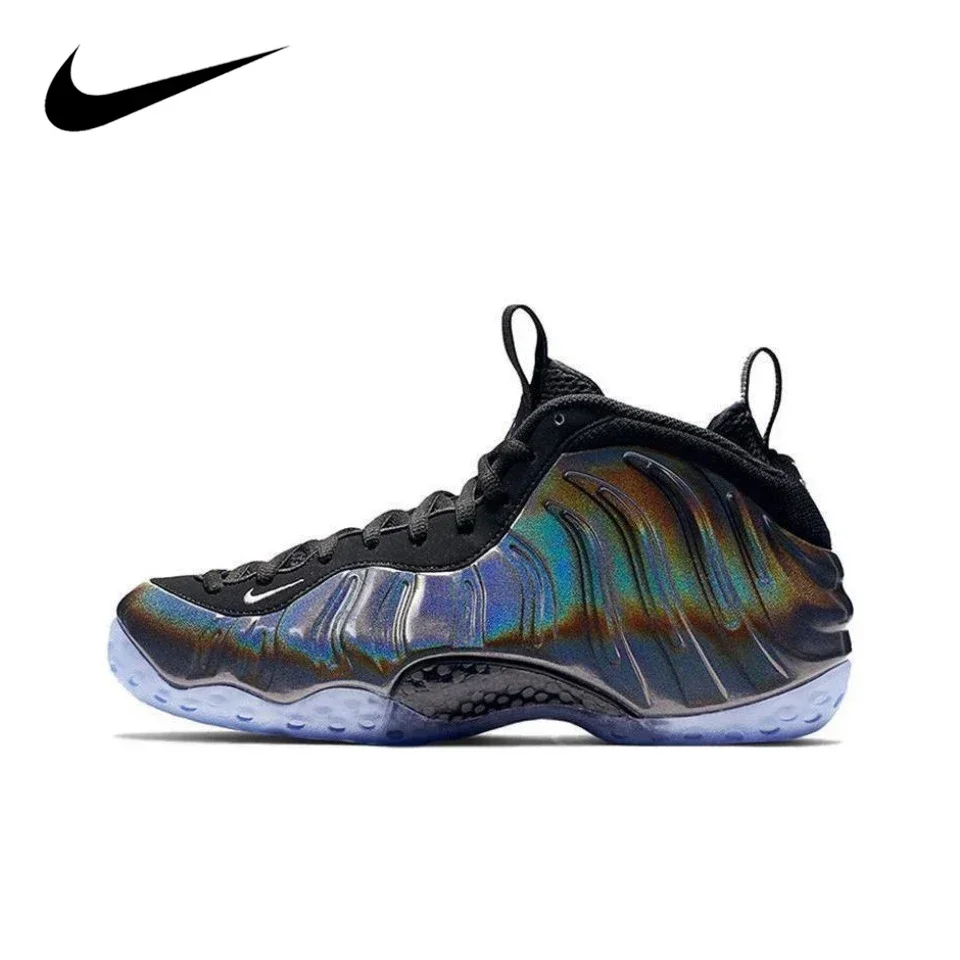 Оригинальные мужские кроссовки Nike Foamposite One Hologram в стиле ретро с низким берцем