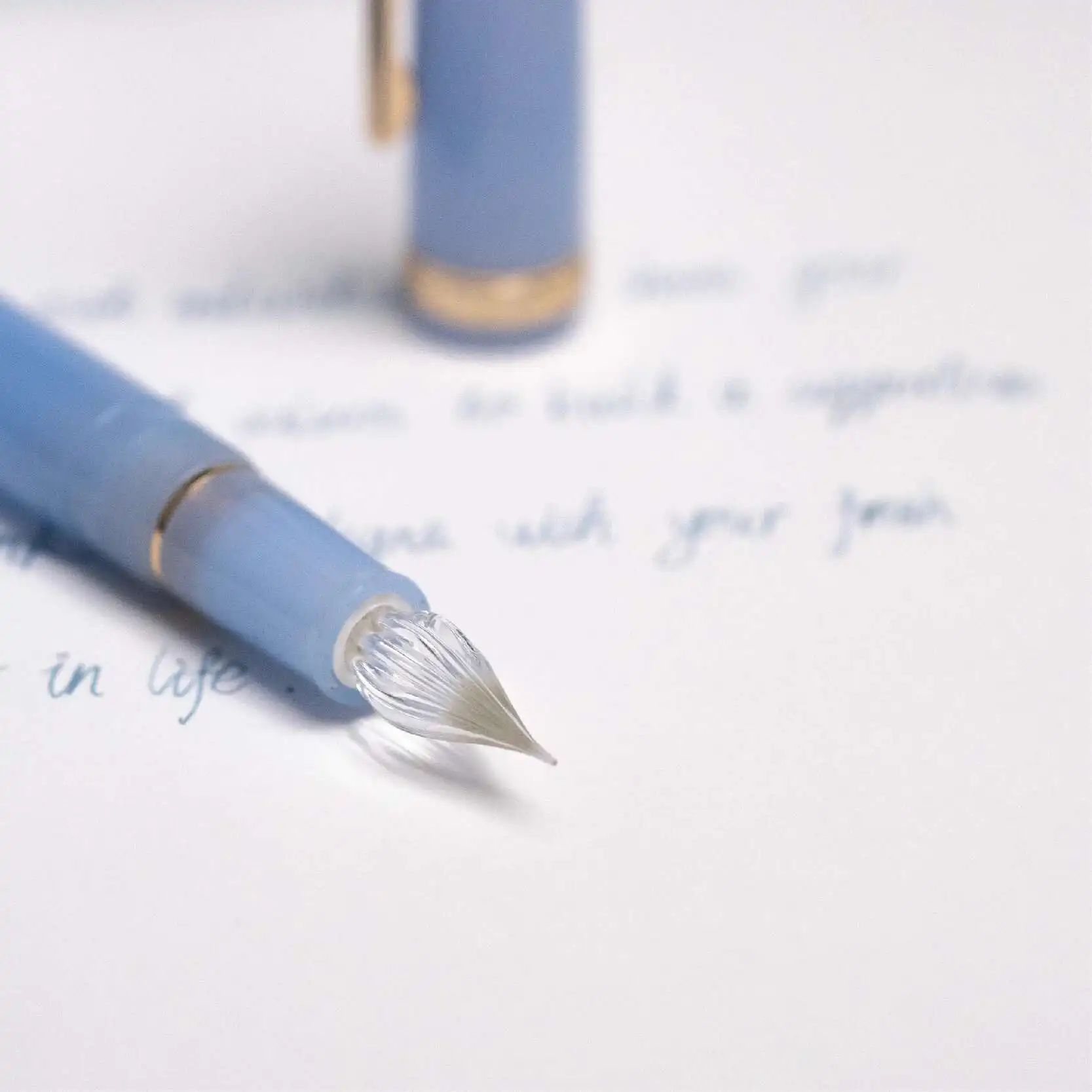 Фото Подходит для Jinhao 82, стеклянный наконечник, ручная полировка, модифицированный наконечник для ручки №3