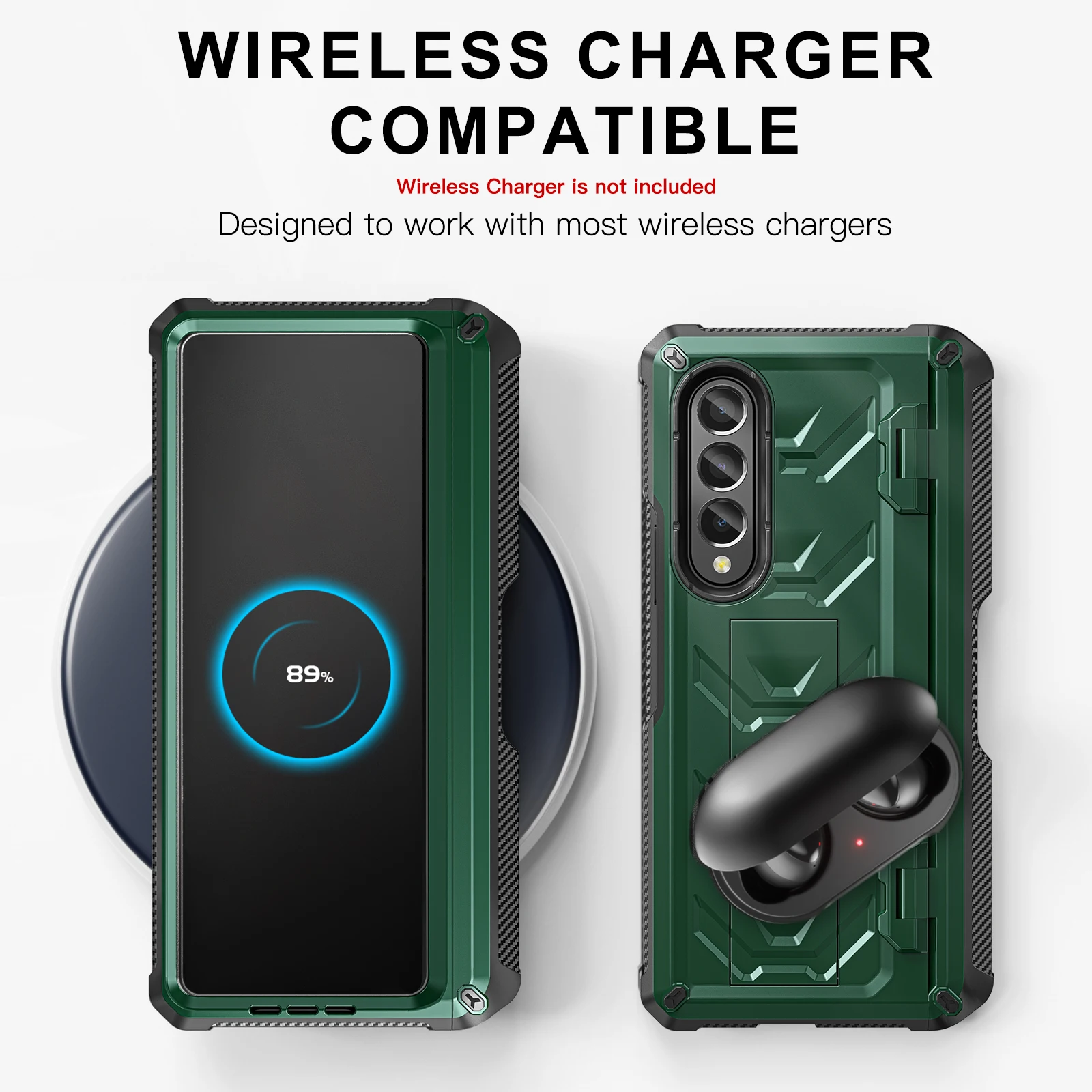 Armor Case for Samsung Galaxy Z Fold4 SM-F9361 Hard Cases for Galaxy Z Fold3 7.6 inch SM-F9260 SM-F926 Phone Cover