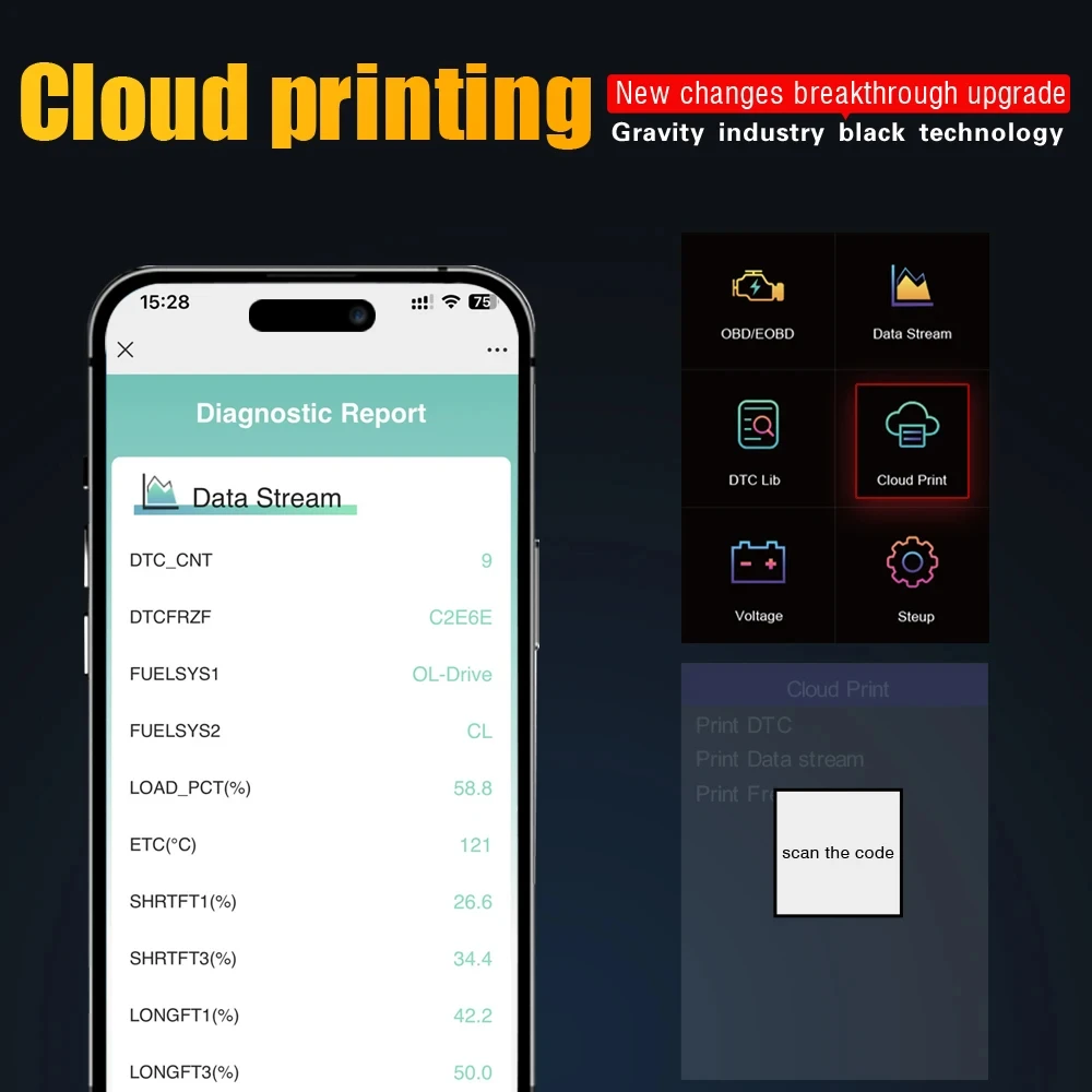Новое поступление V520 автомобильный диагностический детектор 9-16 В постоянное