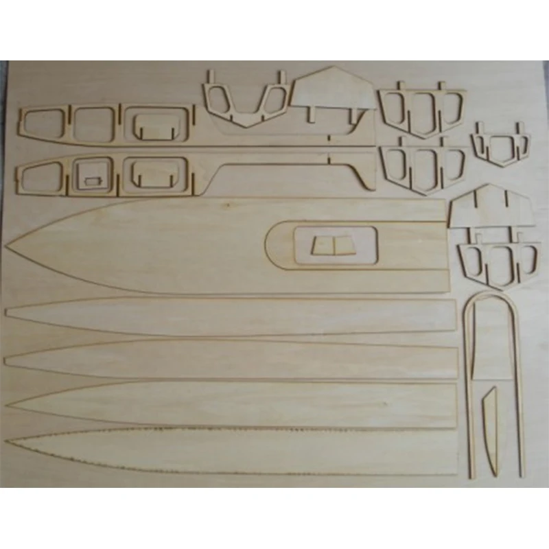 Модель корабля из липы O-boat набор для сборки скоростной лодки DIY Строительная