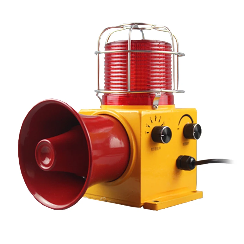 Factory direct supply sound and light security a-l-a-r-m for industrial 120 decibel horn siren sound a-l-a-r-m device