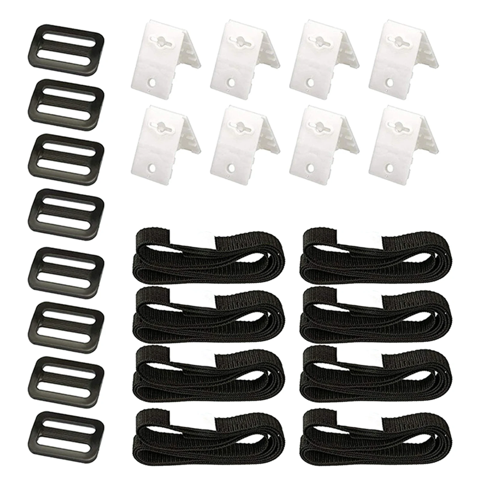 

24Pcs/set Pool Cover Tightening Straps For Universal Swimming Pool Easy To Assemble Solar Blanket Cover Reels Straps