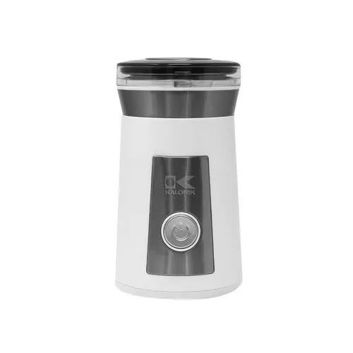 

White and Stainless Steel Coffee and Herb Grinder