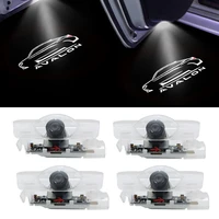 2pcs car door welcome laser logo led projector door light for toyota avalon auto exterior accessories