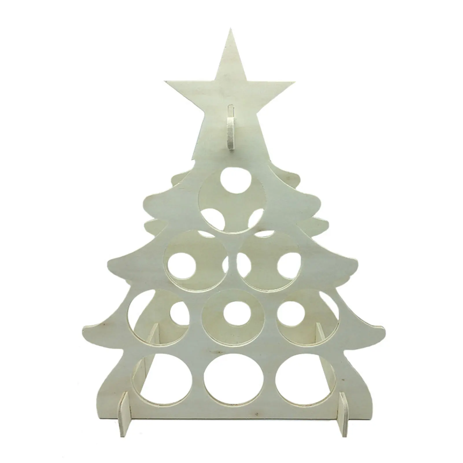 

Christmas Tree Wine Holder Wooden Christmas Advent Countdown Calendar Wine Rack Gifts For Adults Wine Collectors Enthusiasts Hou