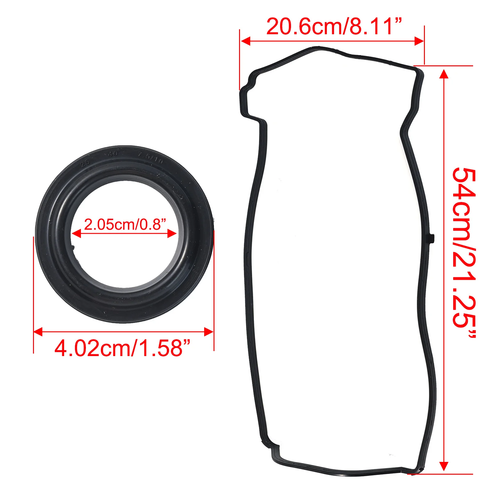 Для Honda Accord Civic Acura RDX TSX 2.0L 2.4L L4 2354cc 144cid 2002-12 Комплект прокладок крышки клапана