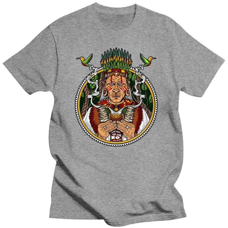 Аяуаска шамань психоделический DMT фестиваль хиппи футболка Винтажный Мужской