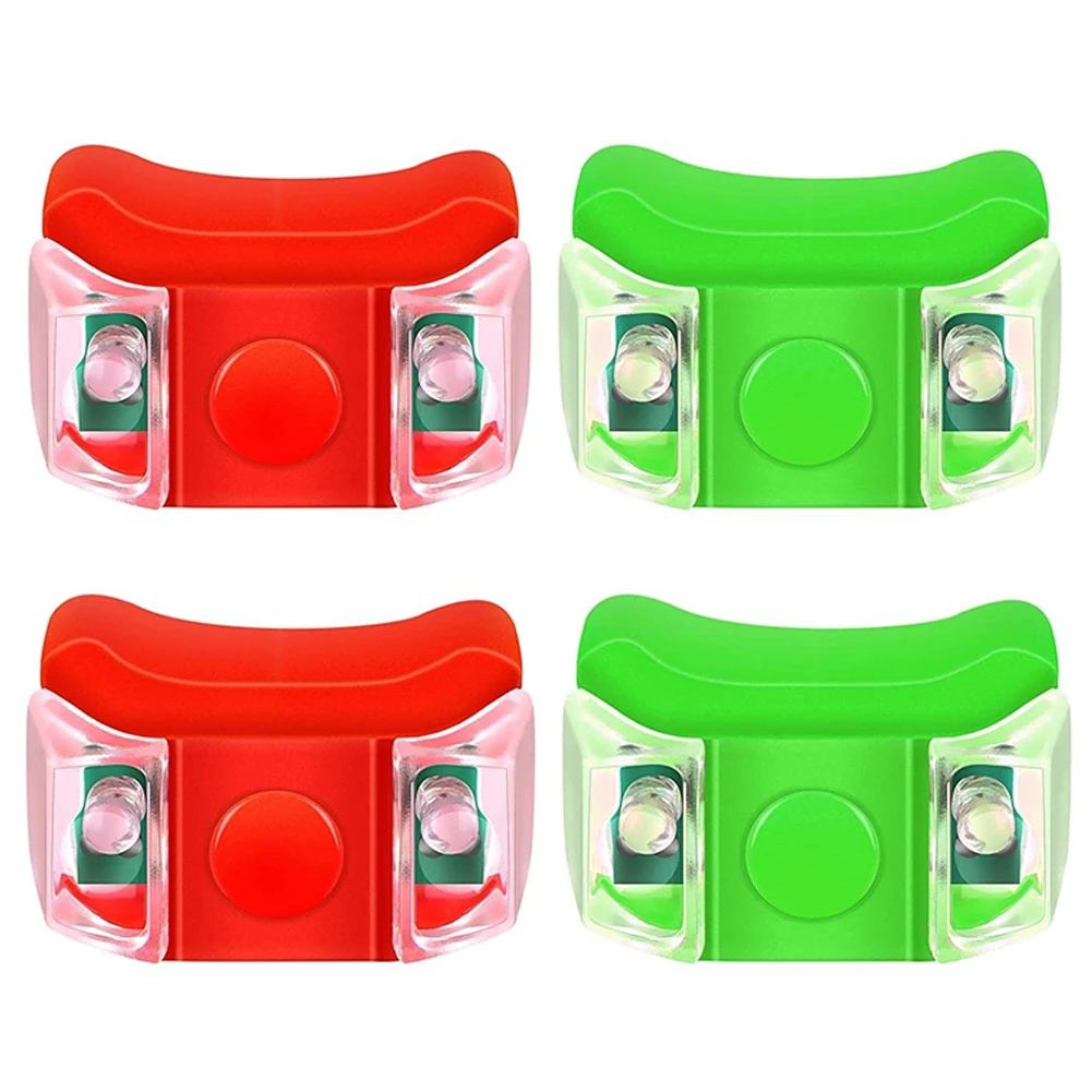 

4pcs LED Boat Navigation Lights Bow Pontoon Lights Marine Boat Transom LED For Boat Yacht Motorboat Bike Hunting Night Fishing