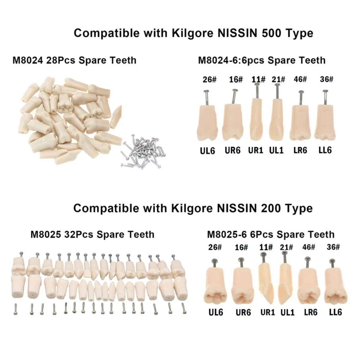 

Зубная сменная ввинчиваемая модель зубного типа, модель типофора, подходит для типа kilгор NISSIN 200/500