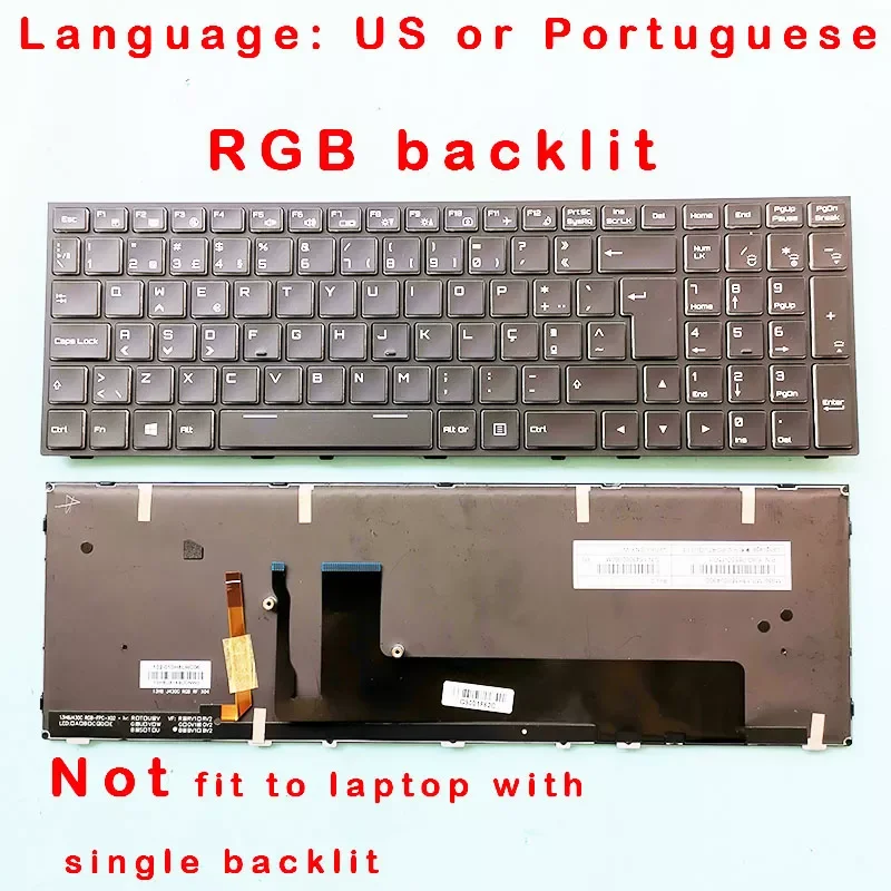 

NEW Backlit Keyboard FOR CLEVO P651 P650RS P670RS P655 P671 P671SG P671RP6-G P650SA P650SE P651SG P650SG P670SG P670SE