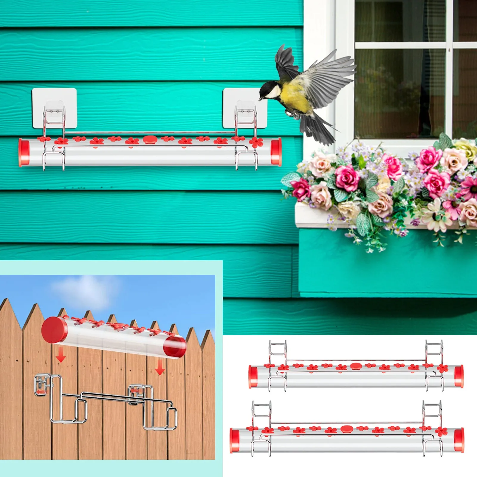 

Tubing Hummingbird Waterer Windows Hummingbird Feeding Tube Automatic Affordable Bird Feeder Outdoor Comederos Para Pájaros