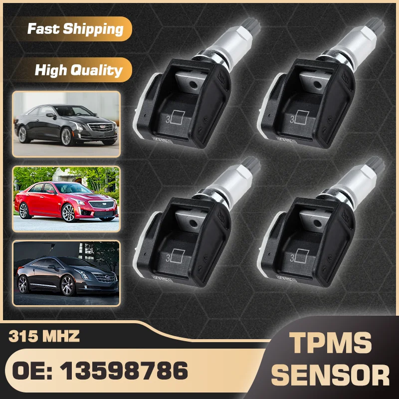 Датчик давления в шинах TPMS 315 МГц для Cadillac ATS ATS-V 2013-2016 CTS CTS-V 2014-2018 ELR 2014-2016 13598786