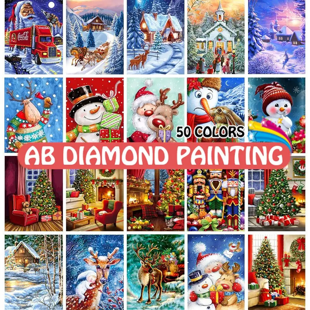 

Снеговик AB бриллиантовый рисунок Рождество Series вышивка крестиком новое поступление 5D DIY Вышивка мозаика мультяшное рукоделие праздничные ...