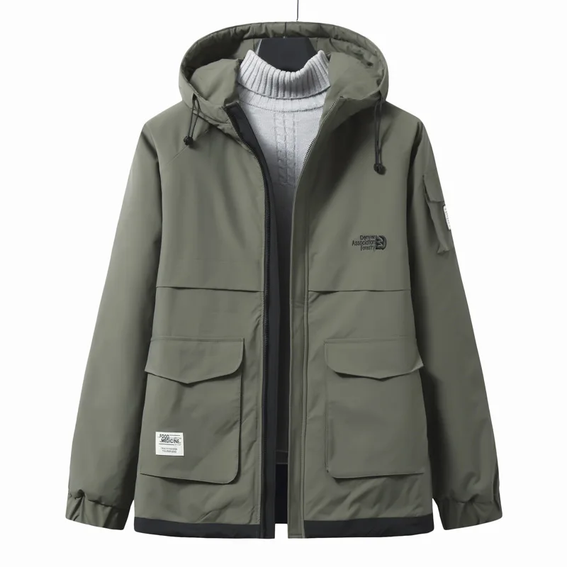 New Arrival Fashion Suepr Large Winter Men's Sports and Leisure Hooded Padded Cotton Jacket Plus Size 4XL 5XL 6XL 7XL 8XL