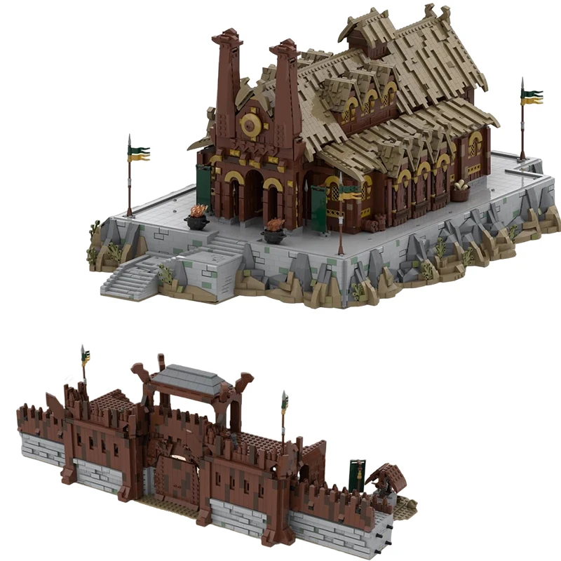 

Movie Collection UCS Creation Expert Moc Golden Temple Great Walls Street View Blocks Ultimate Collection DIY KidsToy Gifts