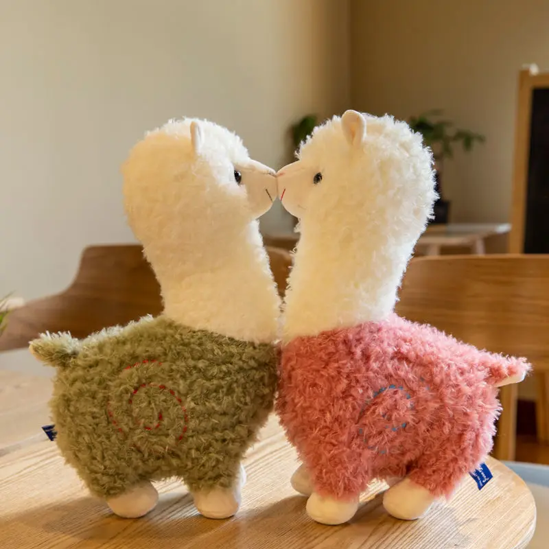 

28-56cm Cute Alpaca Plush Toys Animal Soft Stuffed Dolls Office Chair Sofa Kawaii Pillows Birthday Gift for Child Girls 6 Colors