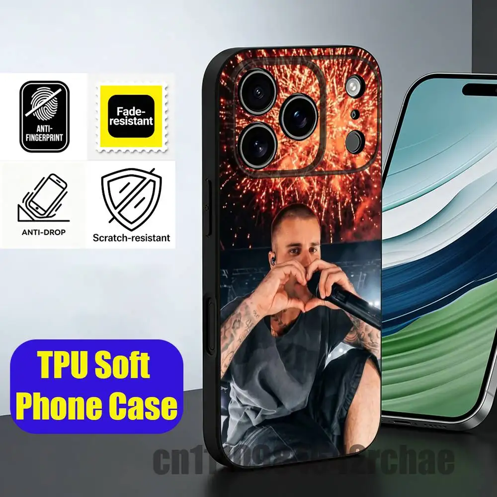 Фото Чехол для телефона J-Justin B-Bieber Swag 2026 для iPhone 15, 16, 12, 13, 14, 11, 17, Pro, Max, Plus, E, Air, Mini, TPU-накладка №2