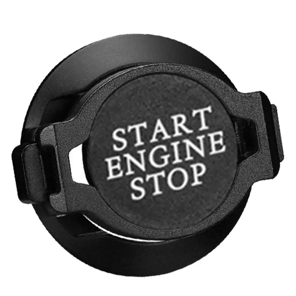 

Крышка кнопки запуска автомобиля, устойчивая к царапинам, универсальная крышка кнопки запуска двигателя, модная декоративная защитная крышка зажигания