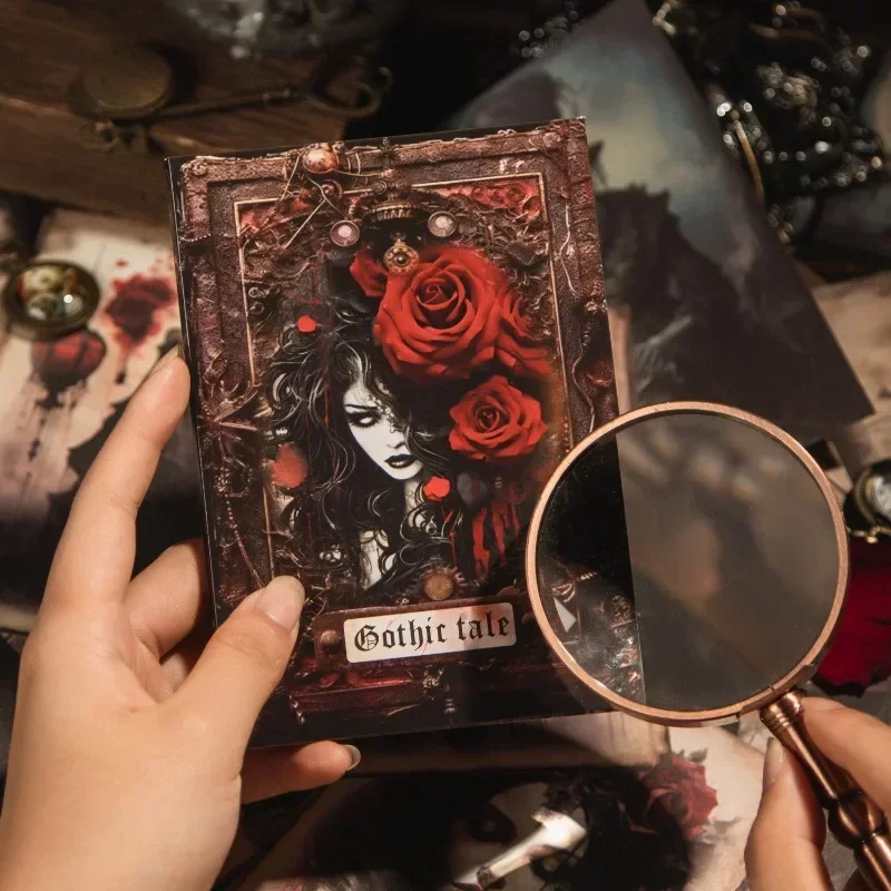 30 шт. материал бумага серия Gothic Legend готический стиль темные материалы для