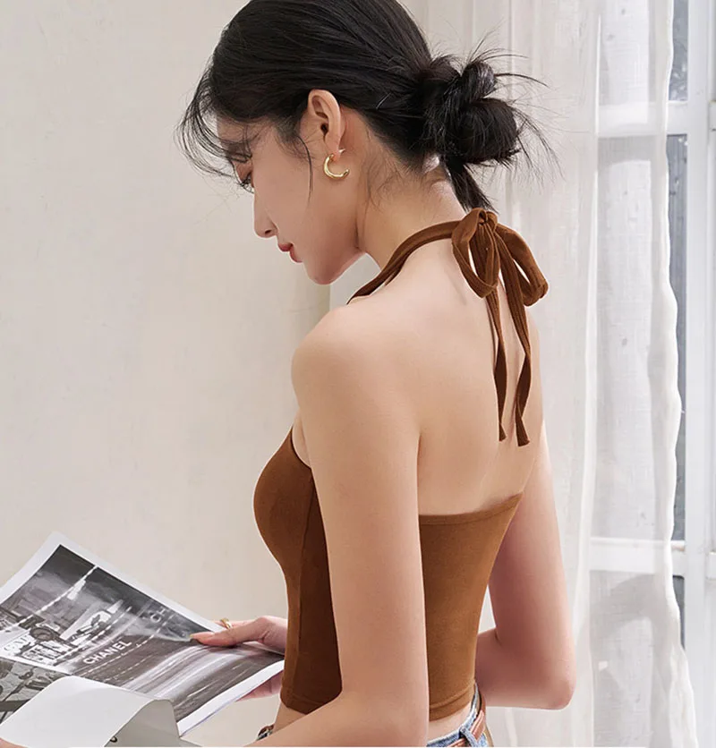 Женская бандажная майка Future Time хлопок черный