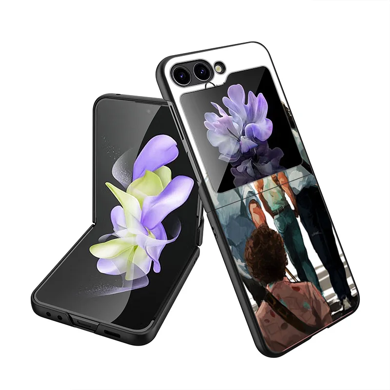 Жесткие чехлы для телефонов Samsung Z Flip 6 5 4 3 Galaxy Flip6 5G Flip5 Flip4 Flip3 Freddie Mercury Queen Band PC