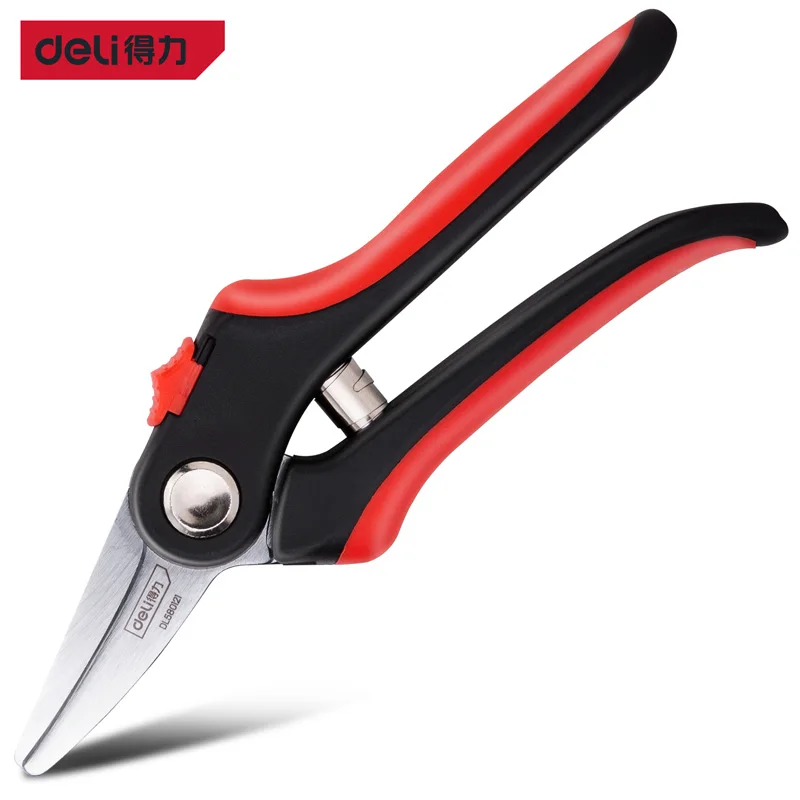 Deli 1 Pcs 8 Inches Garden Tools Flower Branch Pruning Shears Multifunction Household Branches Pruning Gardening Bonsai Tools