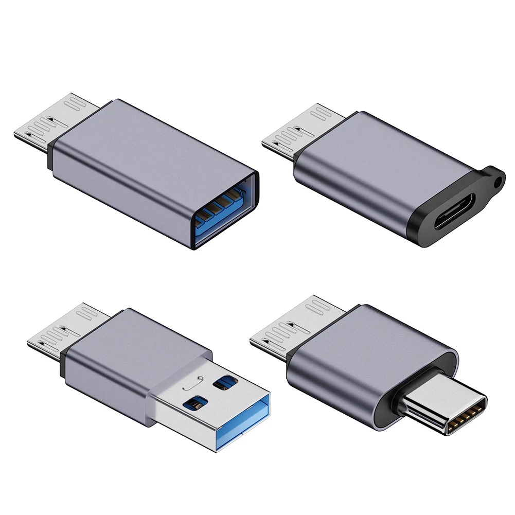 OTG-адаптер USB 3.0 Type-C, USB C «мама»-Micro USB «папа», преобразователь быстрой зарядки USB Micro 3,0 в Type C, супер скорость для жесткого диска
