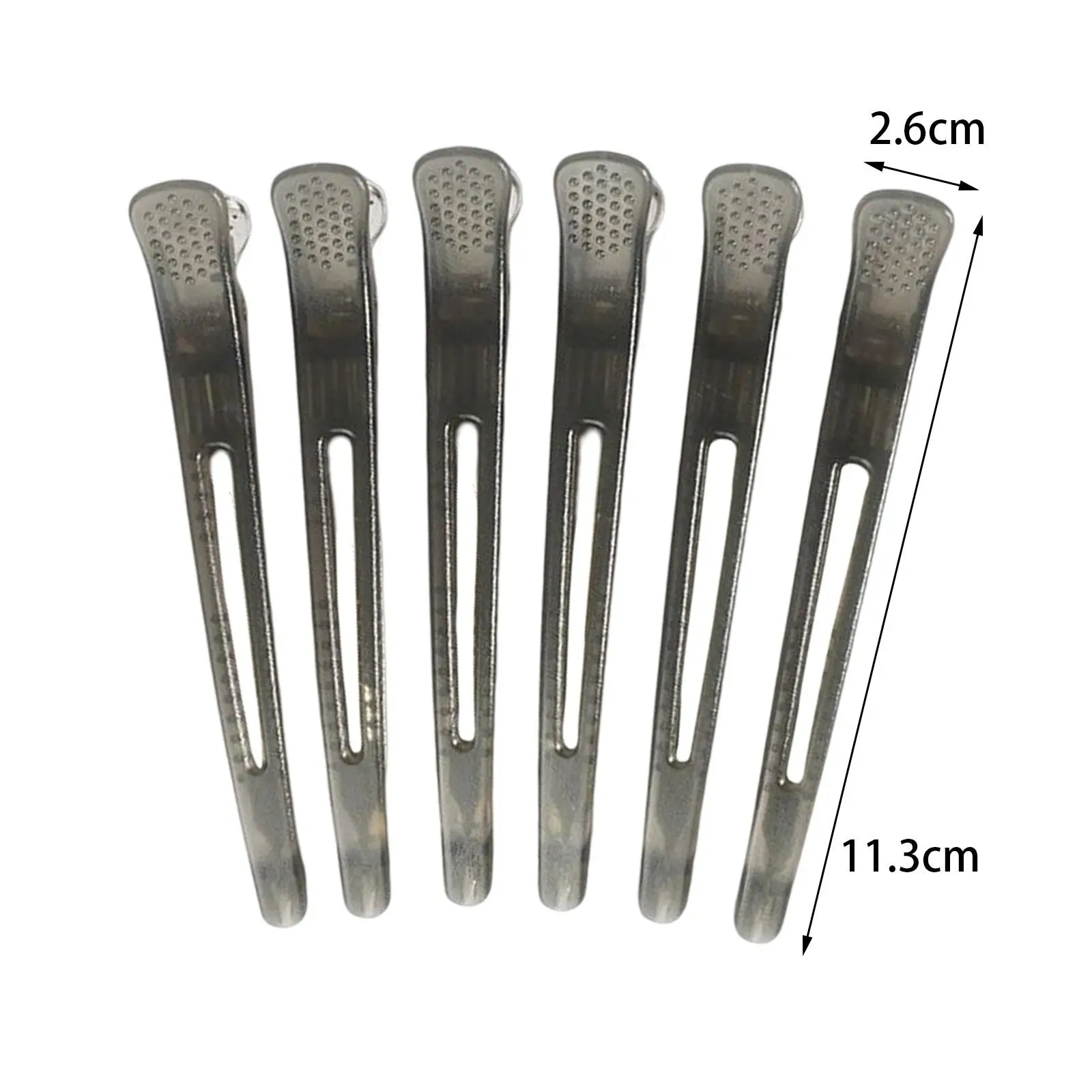 

6x Sectioning Hair Clips Hair Accessories Professional Salon Hairpins Hair Styling Clamps for Stylists Exercising Makeup Working