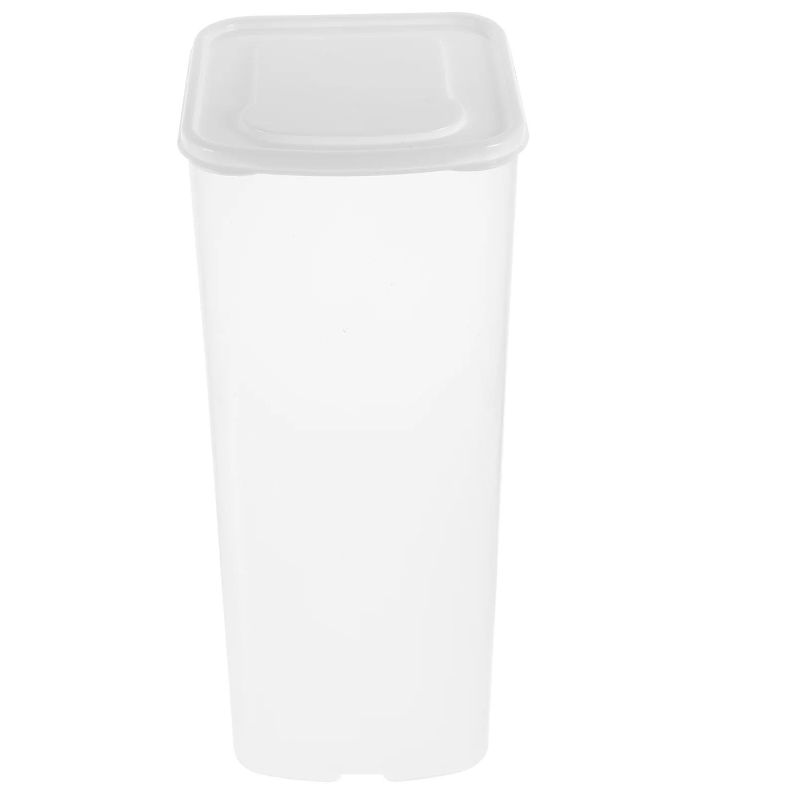 

Clear Plastic Containers Bread Storage Box Loaf Carrier with Lid One Piece White Organize Home