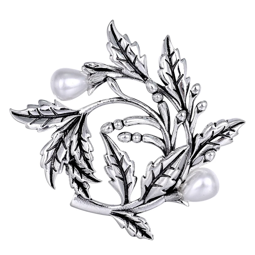 

Brooch Pin Brooches Wreath Backpacks Women Pearl Rhinestone Aesthetic Breastpin Delicate Clothing Badge Clothes Jewelry Vintage