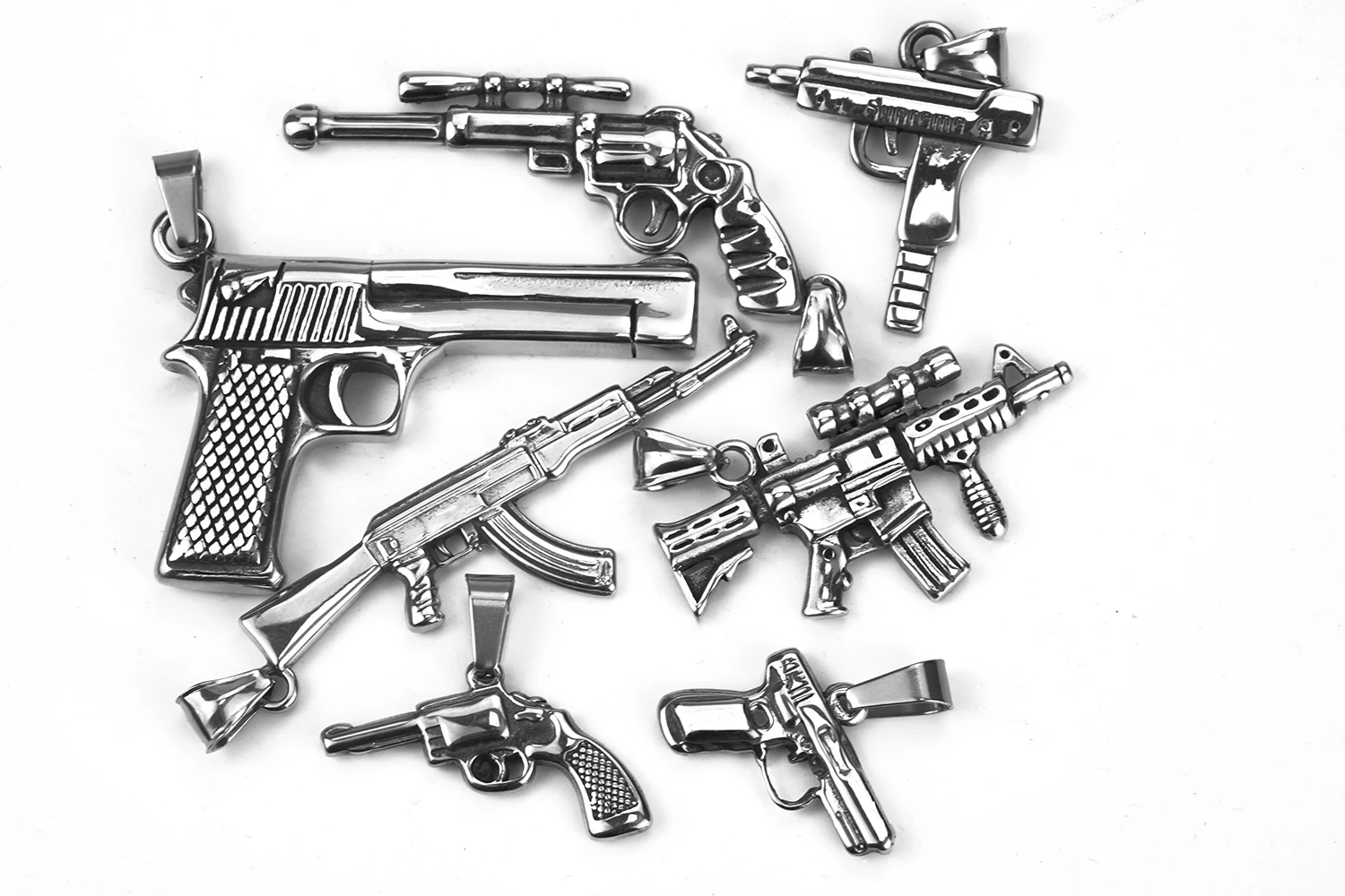 

Европейские и американские новые Военные Поклонники, модный мужской кулон из титановой стали, ожерелье из нержавеющей стали