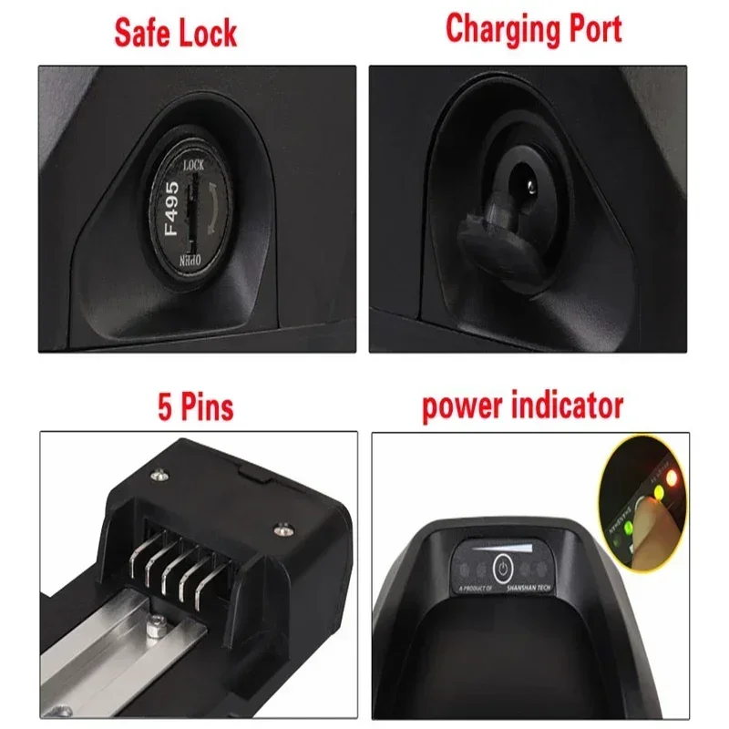 Аккумулятор 37V20AH 48V 52 В для электровелосипеда 36 Hailong Plus 40A BMS 21700 Cell BBSHD BBS02 BBS03 350 Вт