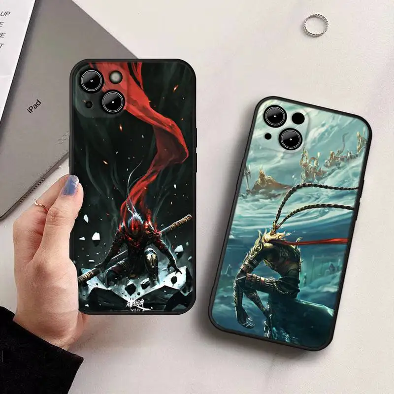 

Sun Wukong Monkey King Phone Case For iphone 13 12 11 Pro Max X XR XS Mini 7 8 6S plus 2020 se phone Full Coverage covers