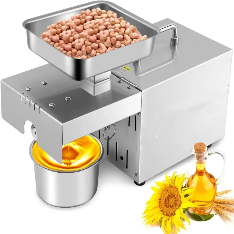 

Commercial Oil Press Machine Automatic Home Oil Extractor Sesame Seeds Peanuts Walnuts Electric Vegetable Seed Oil Presser