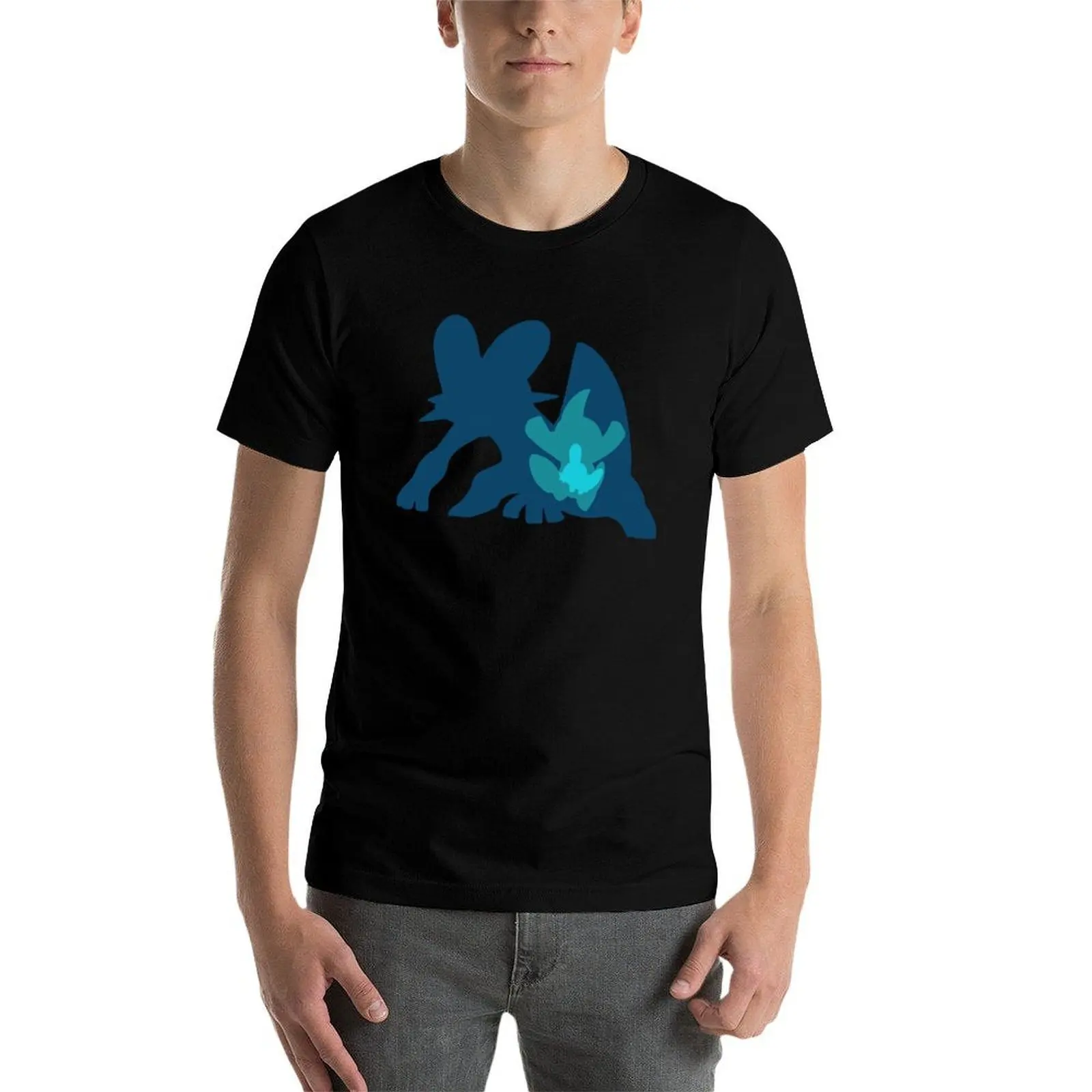 Фото Футболка Mudkip Marshtomp Swampert Evolution Art Essential, быстросохнущая легкая спортивная футболка №4