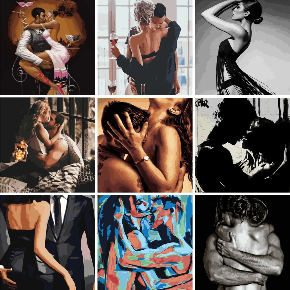 

Рисование девушка сделай сам Рисование по номерам люди мужчины женщина 40x50 см VA-3093 Рисование по номерам взрослые 2022