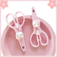 kawaii sanrioed hello kitty scissors cartoon doraemon dolls kitchen household stainless steel scissors office tools stationery