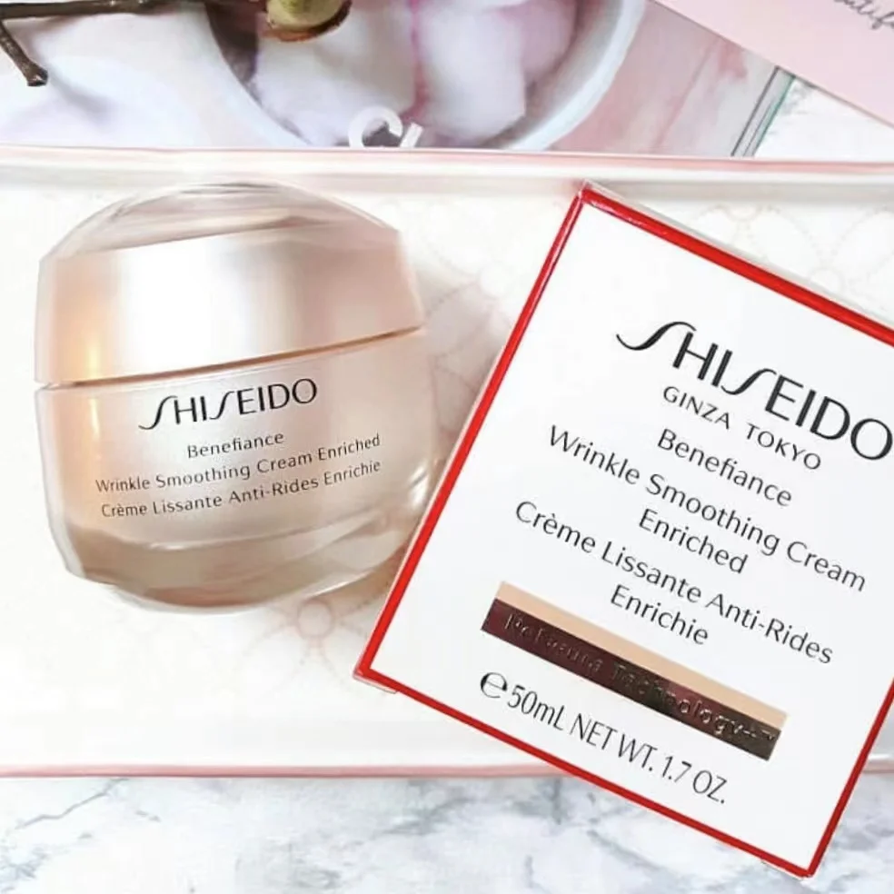 

100% Original Japan Shiseido Benefiance Wrinkle Smoothing Face Cream 50ml Tired Aged Skin Treatment Lift Firm Tinghtening
