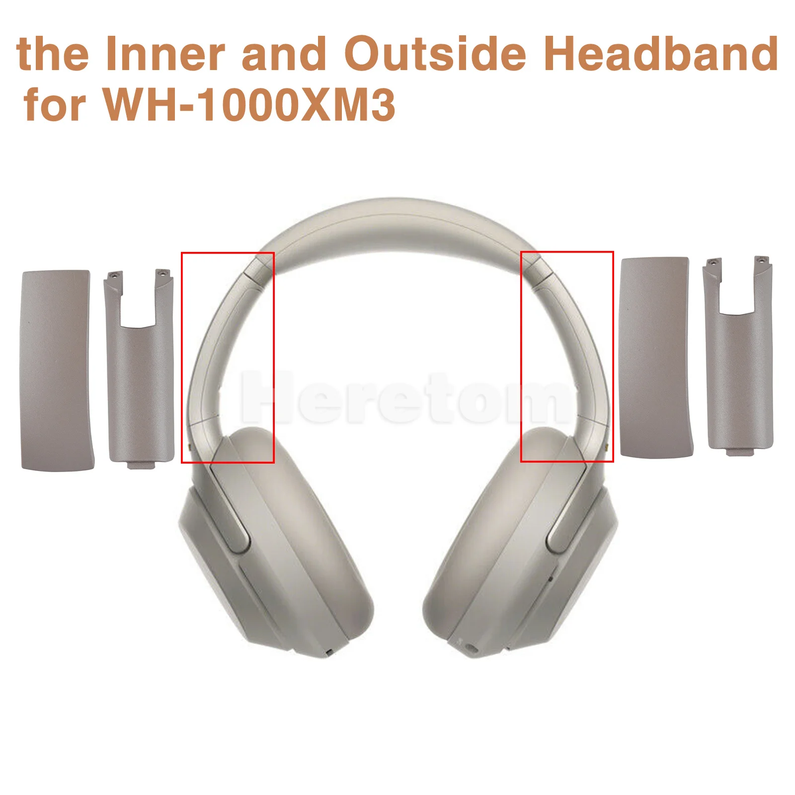 

Inner/Outside Headband For Sony Headphone Wh-1000xm3 Side Covers Slider Parts
