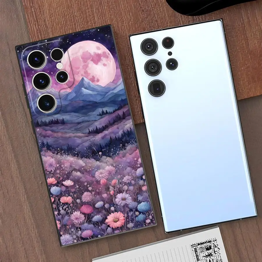 Фото Чехол Flower Sea Art для Samsung Galaxy S26 S24 Plus S23 S25 Ultra Note 20 Ultra 8 9 10 S21 FE S20 S10 S9 Funda Phone Cover №2