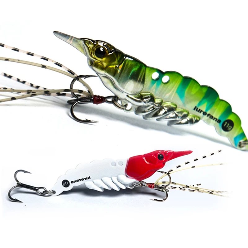 3pcs Fresh Water Shrimp Vib Sinking Fishing Lure 7/11/14g Hard Bait Kit Isca Artificial Wobbler Live Simulation Fake Bait