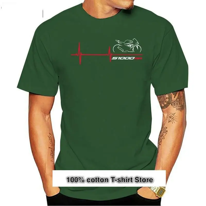 

Camiseta para motocicleta S 1000 Rr, camisa de manga corta, 2019 de algodón, color negro, a la moda, S1000Rr, 100%