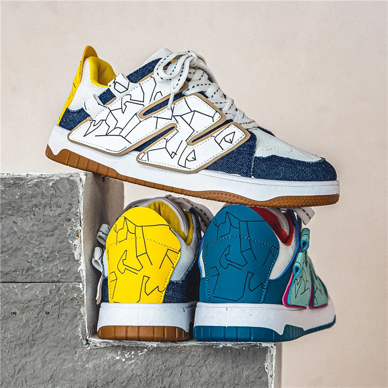 Autumn Men Casual Sneakers Platform Basketball Shoes Male Flats Tennis Sport Running Shoes Non-slip Jogging Trainers Footwear