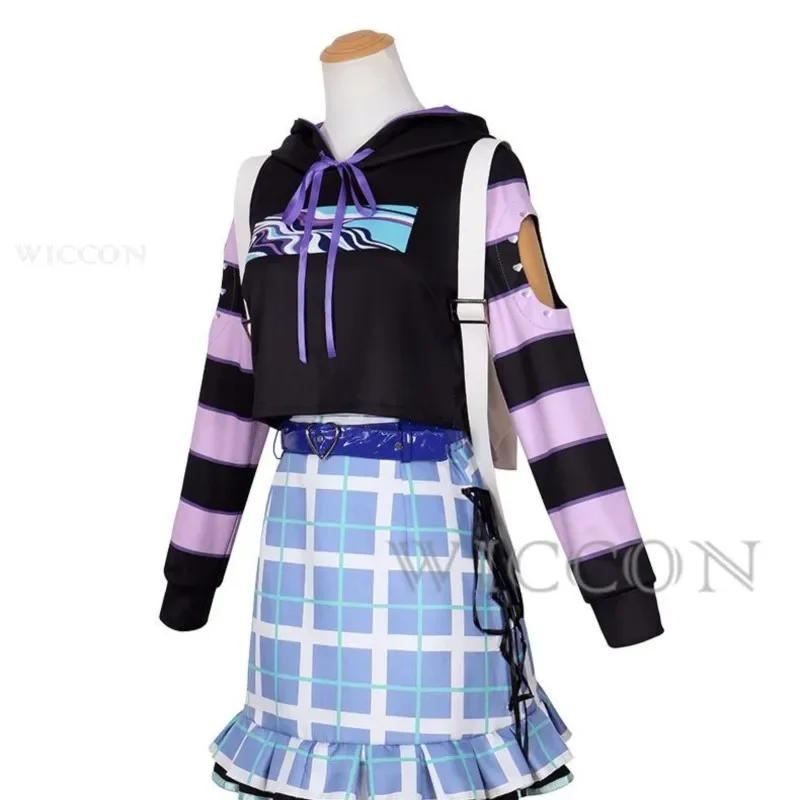 Проект Akira michine Sekai красочный сценический карнавальный костюм одежда и парик