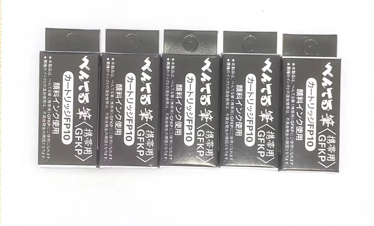 

Чернильные картриджи LifeMaster Pentel FP10 для карманной каллиграфии Pentel (искусственные) (4 шт./упаковка), кисть, чернила, принадлежности для письма