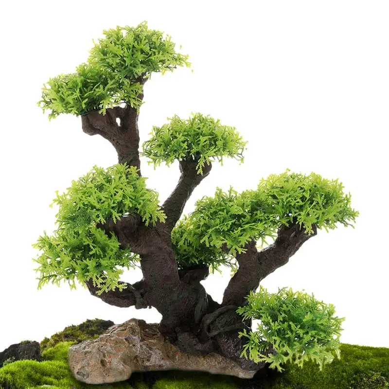 

Aquarium Decoration Aquatic Plants Moss Tree Fish Tank Landscaping Ornament Water Grass Decor Aquarium AccessoriesNo Moss